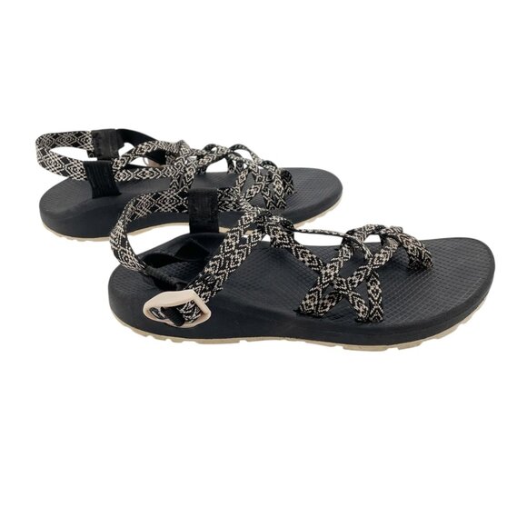 Chaco's Black ZX/2 Dual Adjustable Straps Classic Sandals Paddle Womens 12 - Picture 2 of 5
